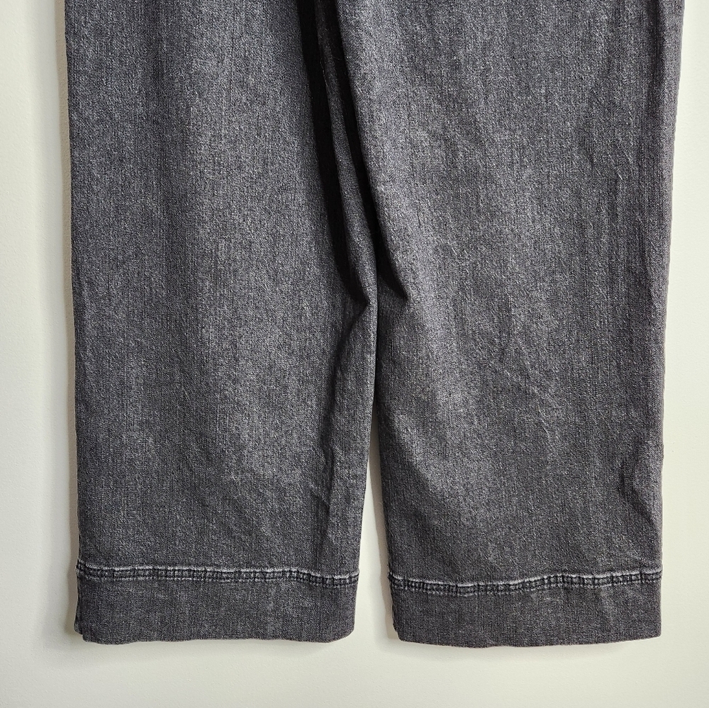 SOLD π Lee Denim Legendary Black High Rise Wide Leg Skater Jeans Size 10 Short - Picture 10 of 14